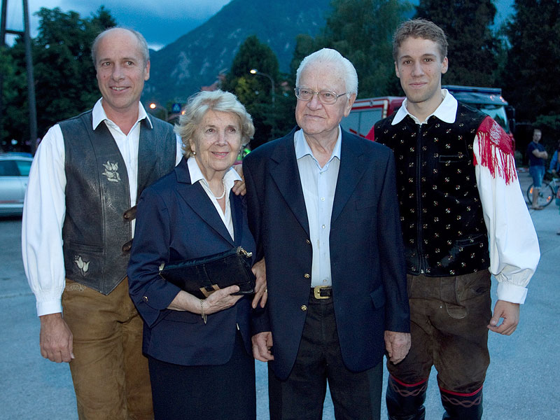 Slavko Avsenik und sein Enkel, Sašo Avsenik